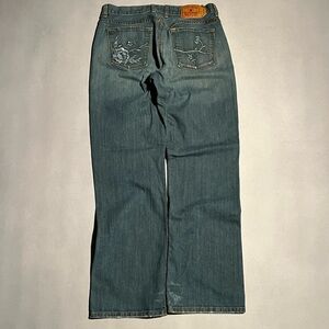 Beautiful Lucky Jeans with sick stitch design on back pockets